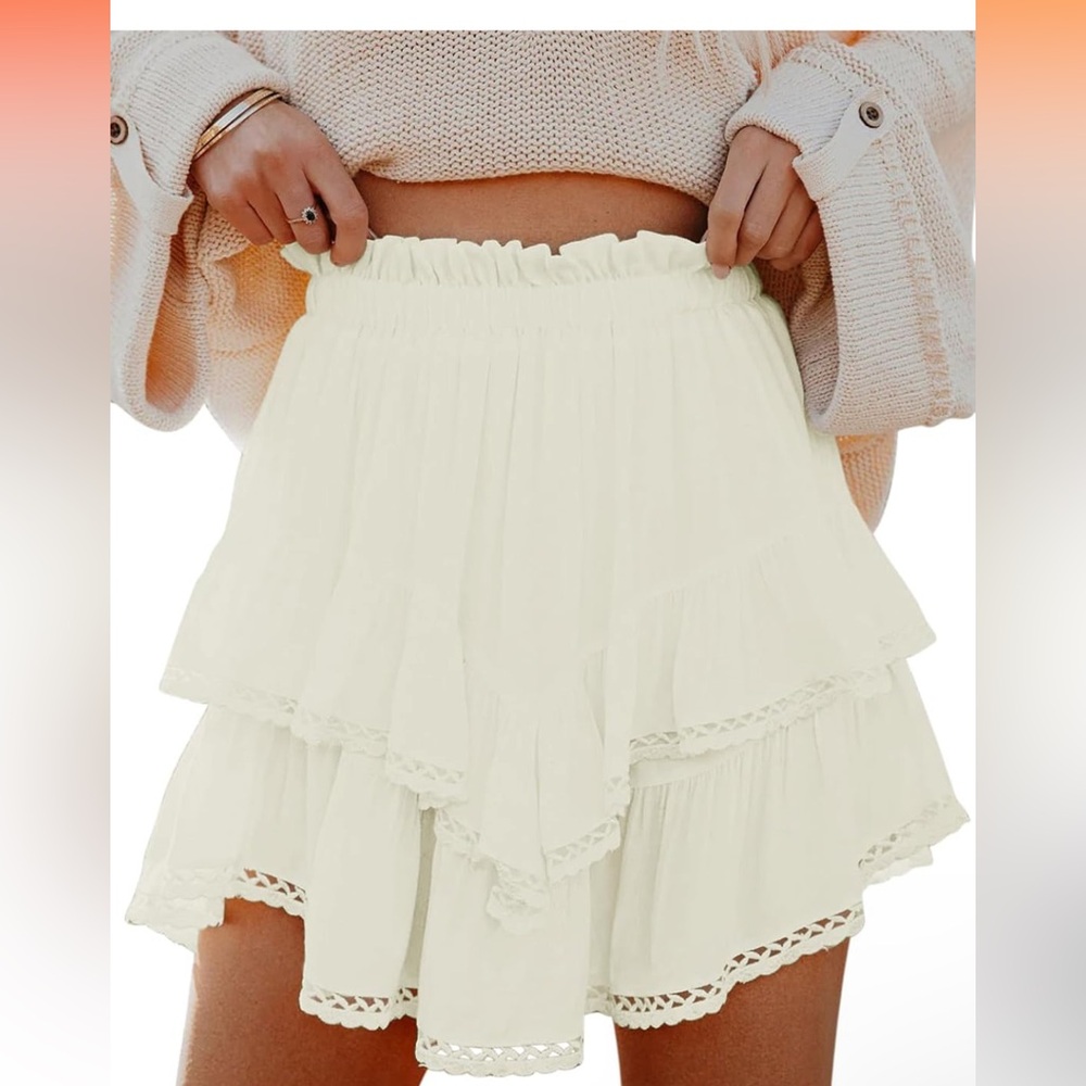 Ruffle skirt. Size : Large